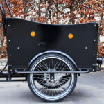 Electric Cargo right side wood panel Amcargobikes