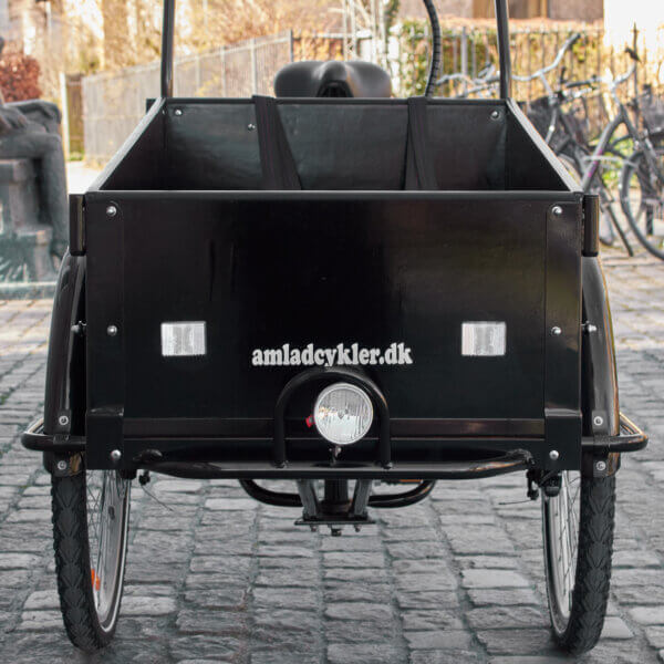 Wood Panel to the Box on a Cargo Bike Amcargobikes