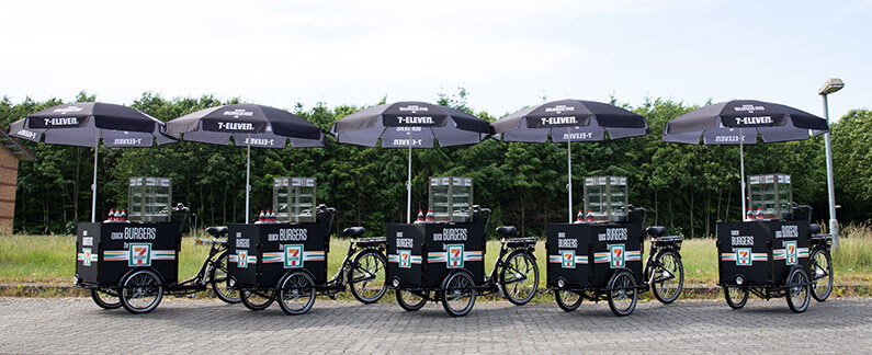 7Eleven-folie-reklametryk-cargo bike - amcargobikes